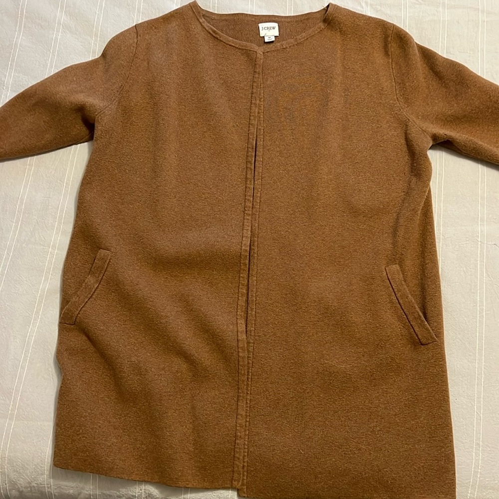 J Crew factory sweater coat cardigan medium